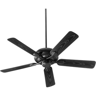 Quorum Pinnacle Patio Patio Fan in Noir 191525-69