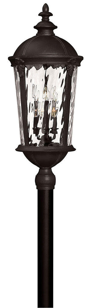 Hinkley Lighting Windsor Extra Large Post Top or Pier Mount Lantern Black 1921BK