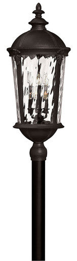 Hinkley Lighting Windsor Extra Large Post Top or Pier Mount Lantern Black 1921BK