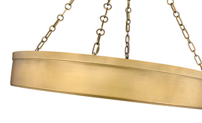 Z-Lite Anders 3 Light Chandelier in Rubbed Brass 1944P33-RB-LED