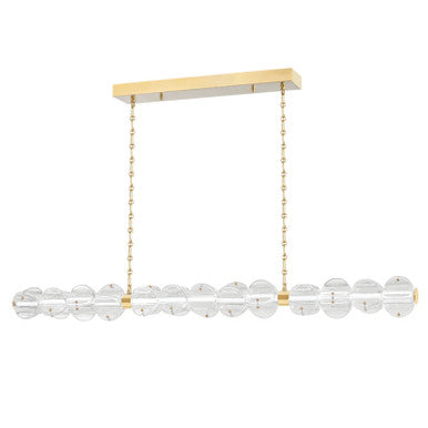 Hudson Valley Lighting Lindley Linear in Aged Brass 1950-AGB