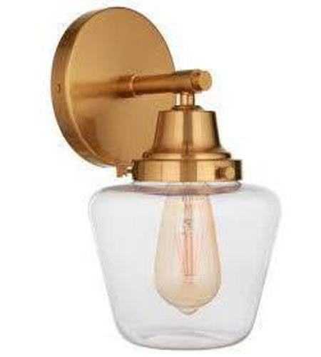 Craftmade 1 Light Wall Sconce in Satin Brass 19507SB1