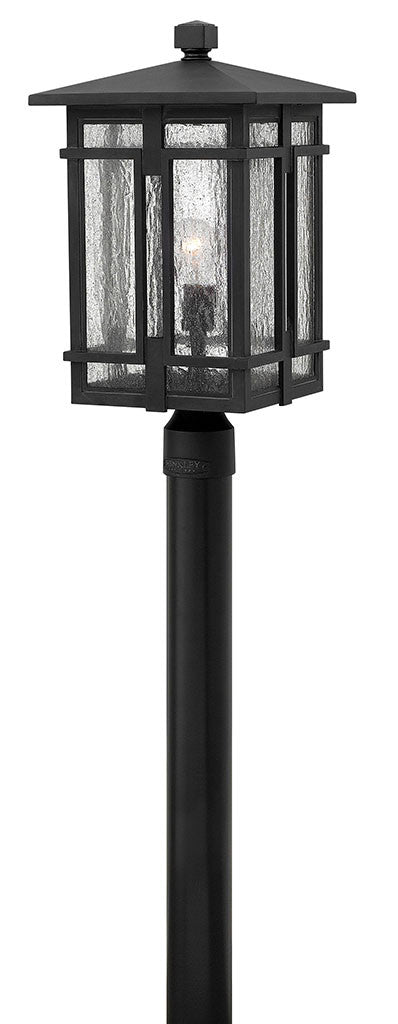 Hinkley Lighting Tucker Large Post Top or Pier Mount Lantern Museum Black 1961MB