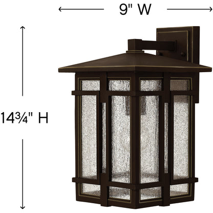 Hinkley Lighting Tucker Medium Wall Mount Lantern Oil Rubbed Bronze 1964OZ