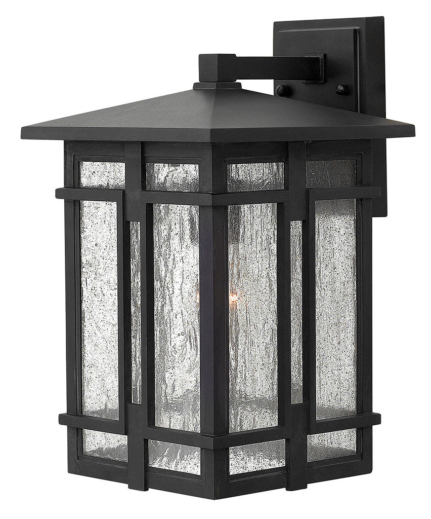 Hinkley Lighting Tucker Medium Wall Mount Lantern Museum Black 1964MB