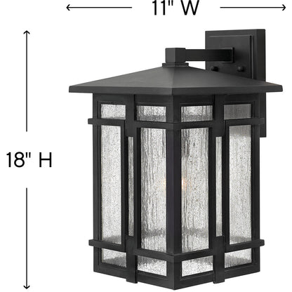 Hinkley Lighting Tucker Large Wall Mount Lantern Museum Black 1965MB