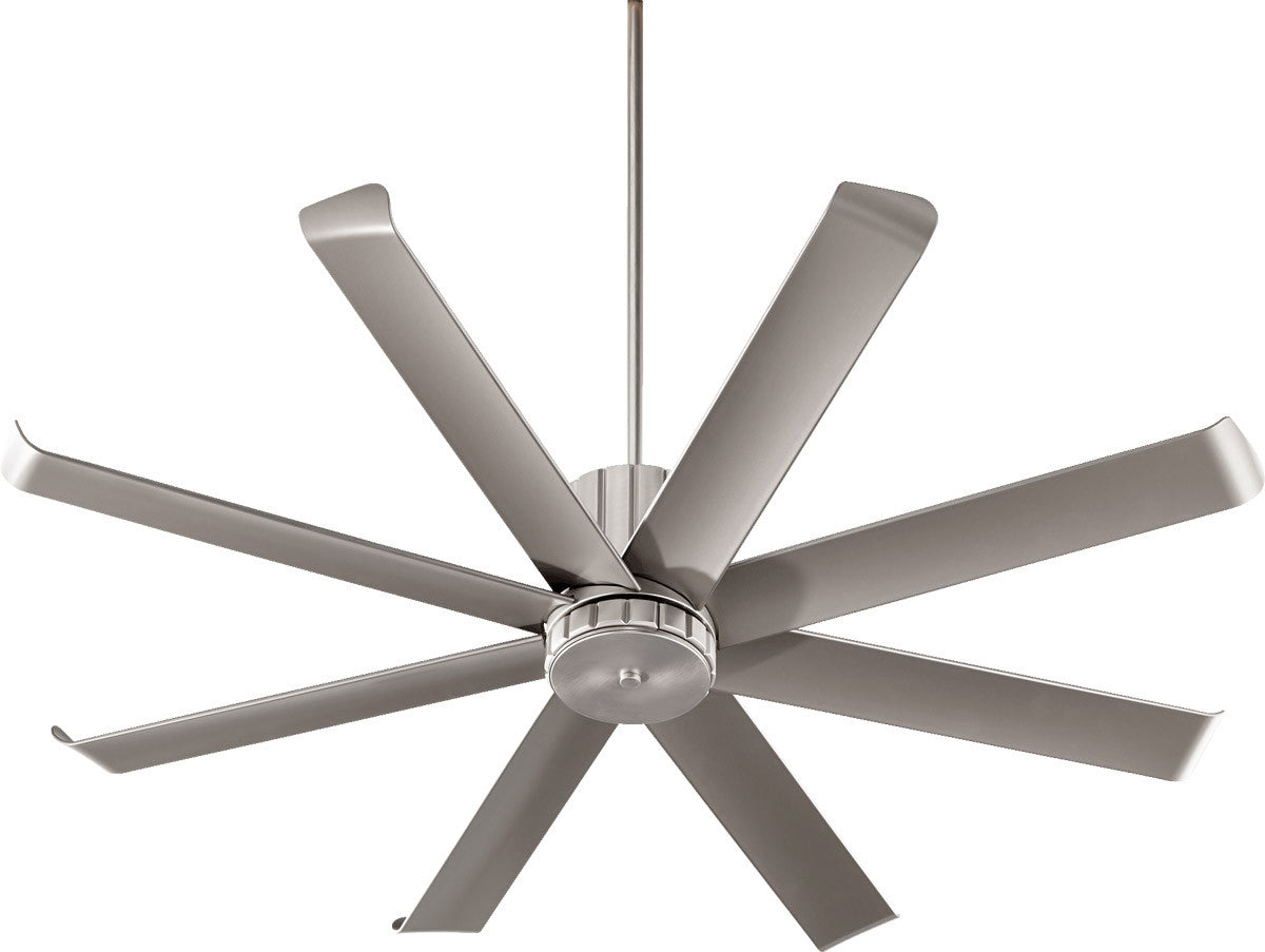 Quorum Proxima Patio Patio Fan in Satin Nickel 196608-65