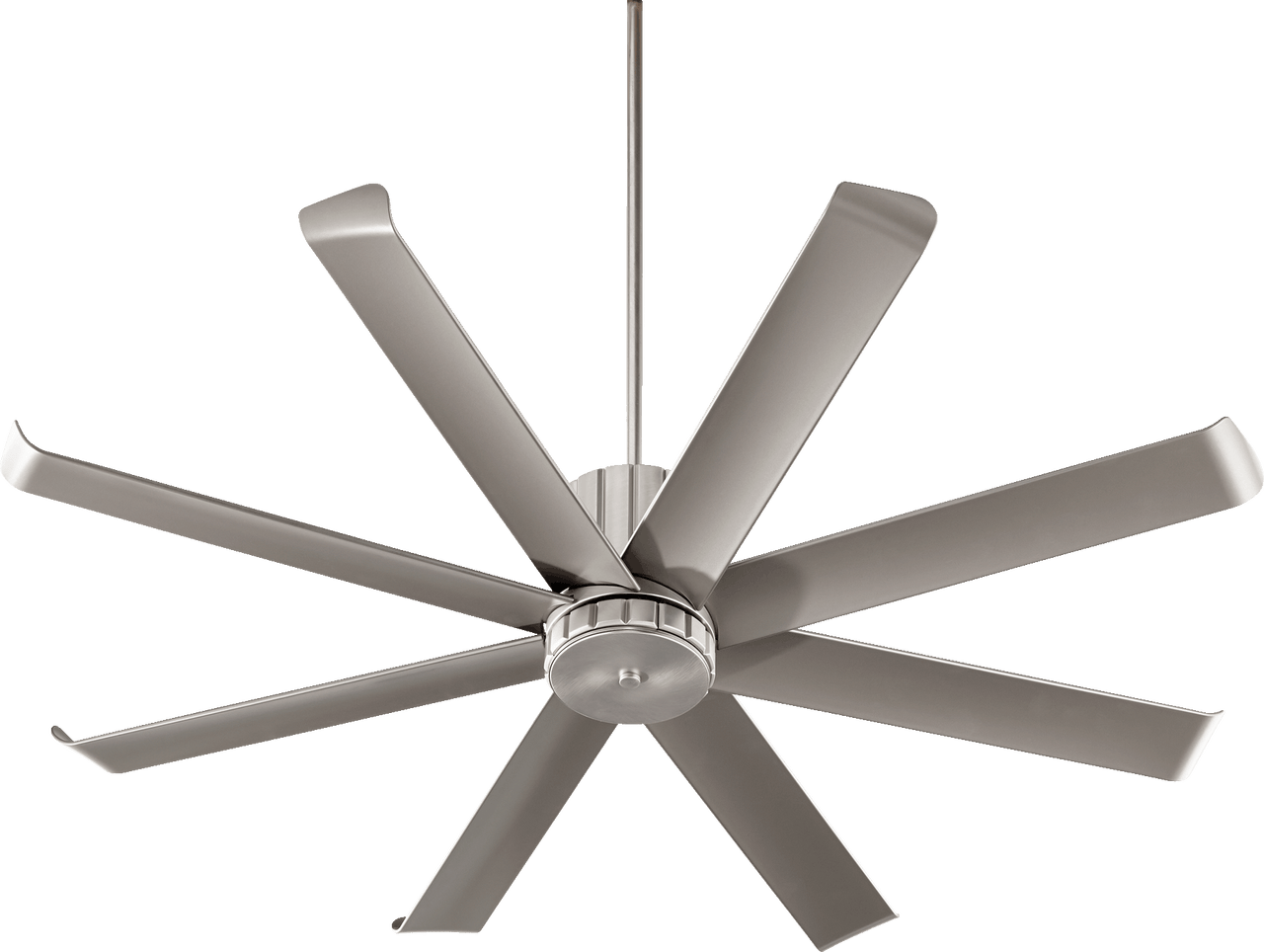 Quorum Proxima Patio Patio Fan in Satin Nickel 196608-65