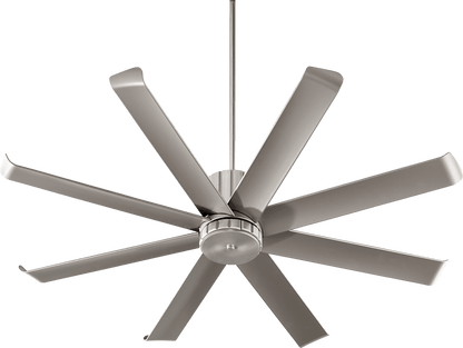 Quorum Proxima Patio Patio Fan in Satin Nickel 196608-65