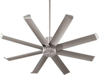 Quorum Proxima Patio Patio Fan in Satin Nickel 196608-65