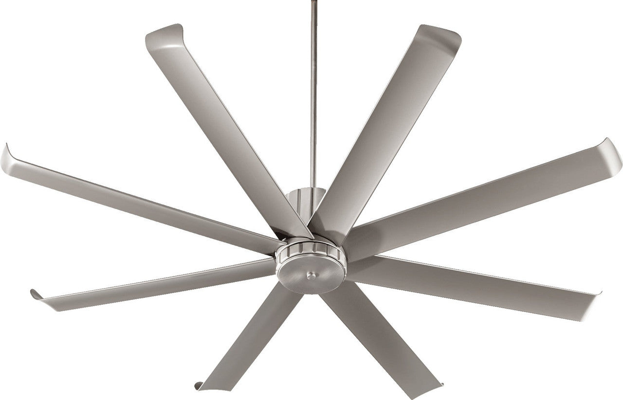 Quorum Proxima Patio Patio Fan in Satin Nickel 196728-65