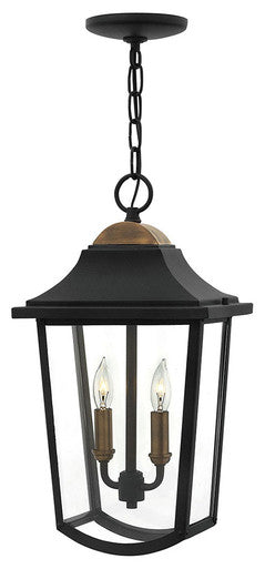 Hinkley Lighting Burton Medium Hanging Lantern Black 1972BK