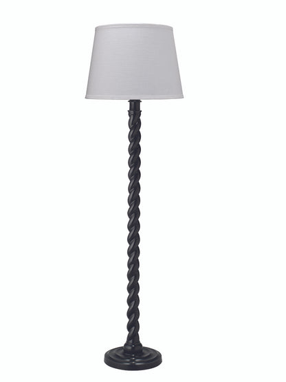 Jamie Young Barley Twist Floor Lamp 1BARL-FLBK