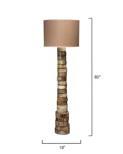 Jamie Young Stacked Horn Floor Lamp 1STAC-FLHO