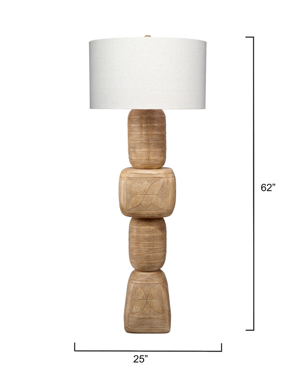 Jamie Young Totem Floor Lamp 1TOTE-FLNA