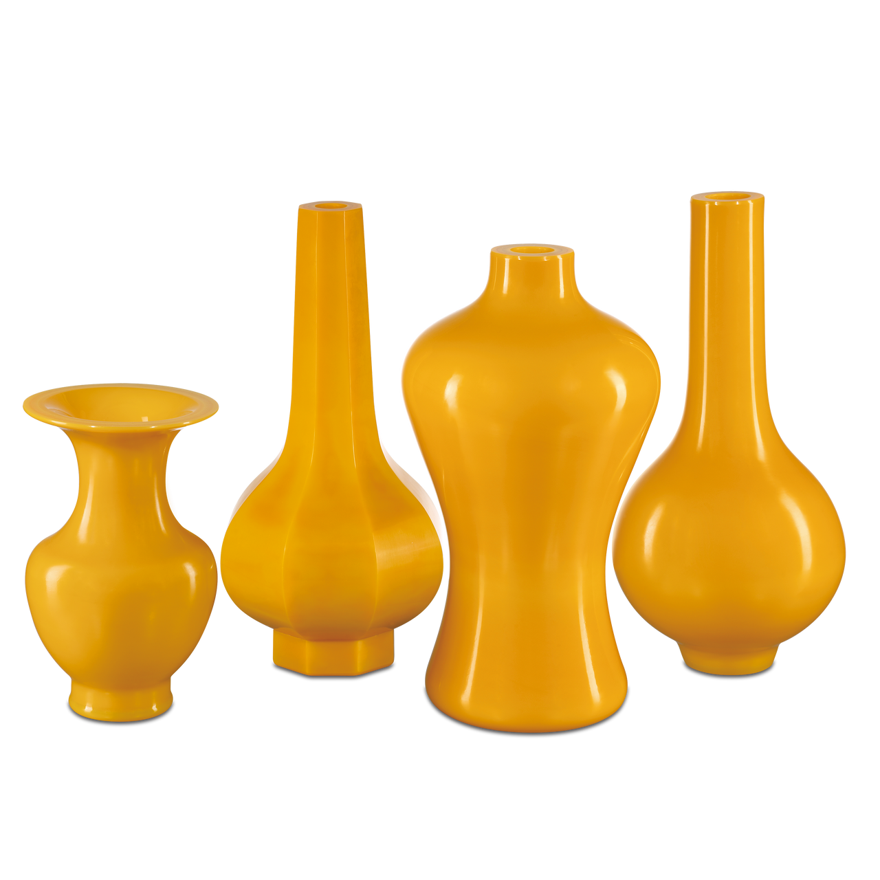 Currey & Co. Imperial Yellow Peking Vase 1200-0680