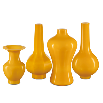 Currey & Co. Imperial Yellow Peking Vase 1200-0680