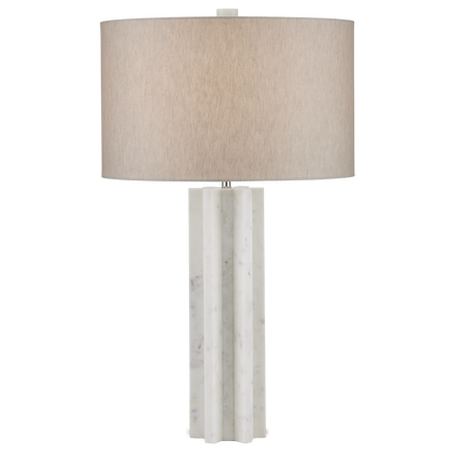 Currey & Co. 30.5" Mercurius Marble Table Lamp 6000-0893