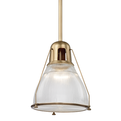 Hudson Valley Lighting Haverhill Pendant in Aged Brass 7315-AGB