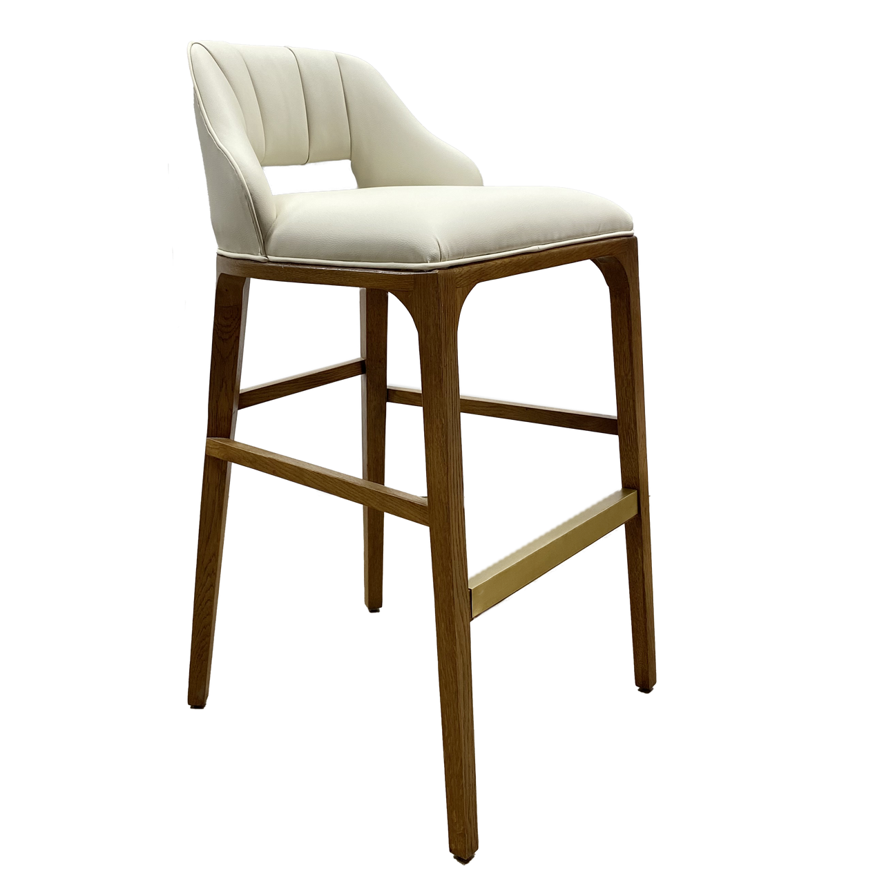 Currey & Co. 38" Inga Bar Stool, Endurance Sand 7000-0732