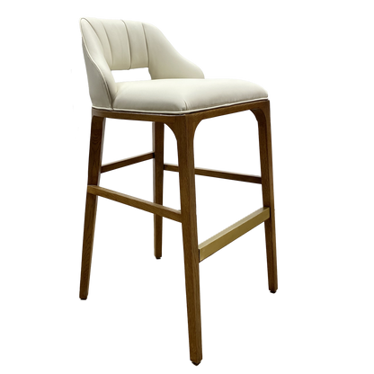 Currey & Co. 38" Inga Bar Stool, Endurance Sand 7000-0732