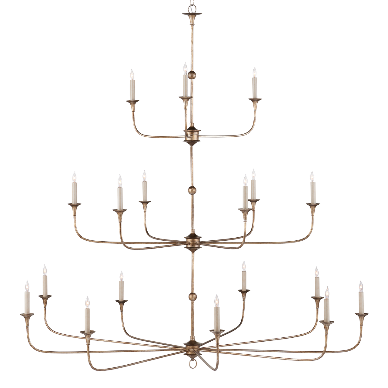 Currey & Co. Nottaway 60" Bronze 18-Light Chandelier 9000-1130