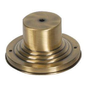 Livex Lighting Outdoor Collection AB Outdoor Pier Mount Adaptors in Antique Brass 2001-01