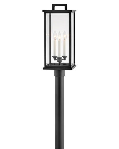 Hinkley Lighting Weymouth Large Post Top or Pier Mount Lantern Black 20011BK