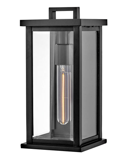 Hinkley Lighting Weymouth Small Wall Mount Lantern in Black 20016BK