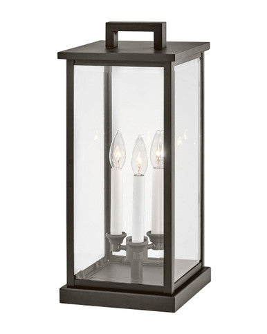 Hinkley Lighting Weymouth Large Pier Mount Lantern Oil Rubbed Bronze 20017OZ