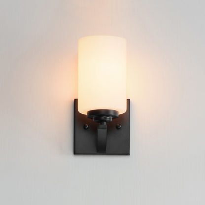 Maxim Deven 1-Light Wall Sconce in Black 20030SWBK