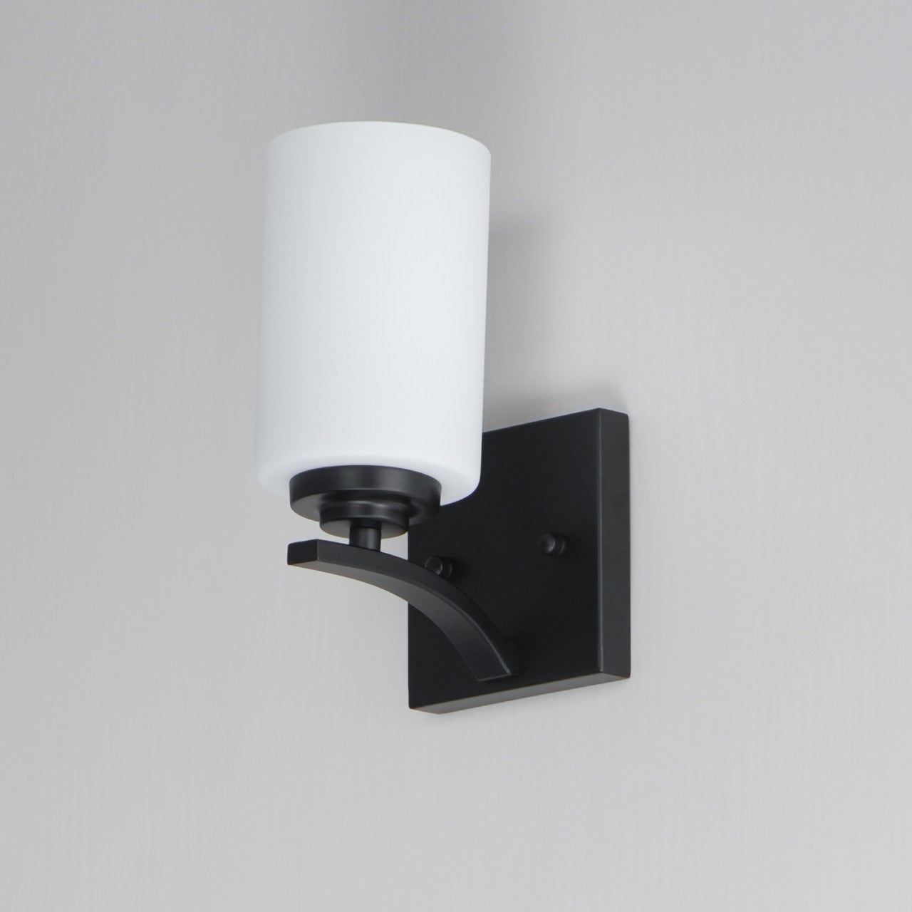 Maxim Deven 1-Light Wall Sconce in Black 20030SWBK