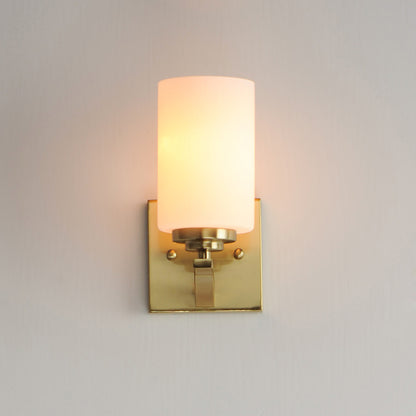 Maxim Deven 1-Light Wall Sconce in Satin Brass 20030SWSBR