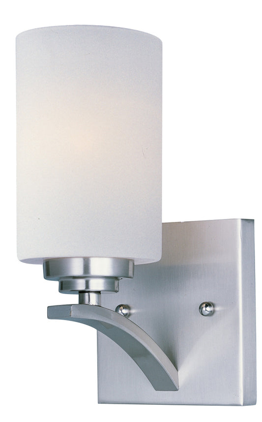 Maxim Deven 1-Light Wall Sconce in Satin Nickel 20030SWSN