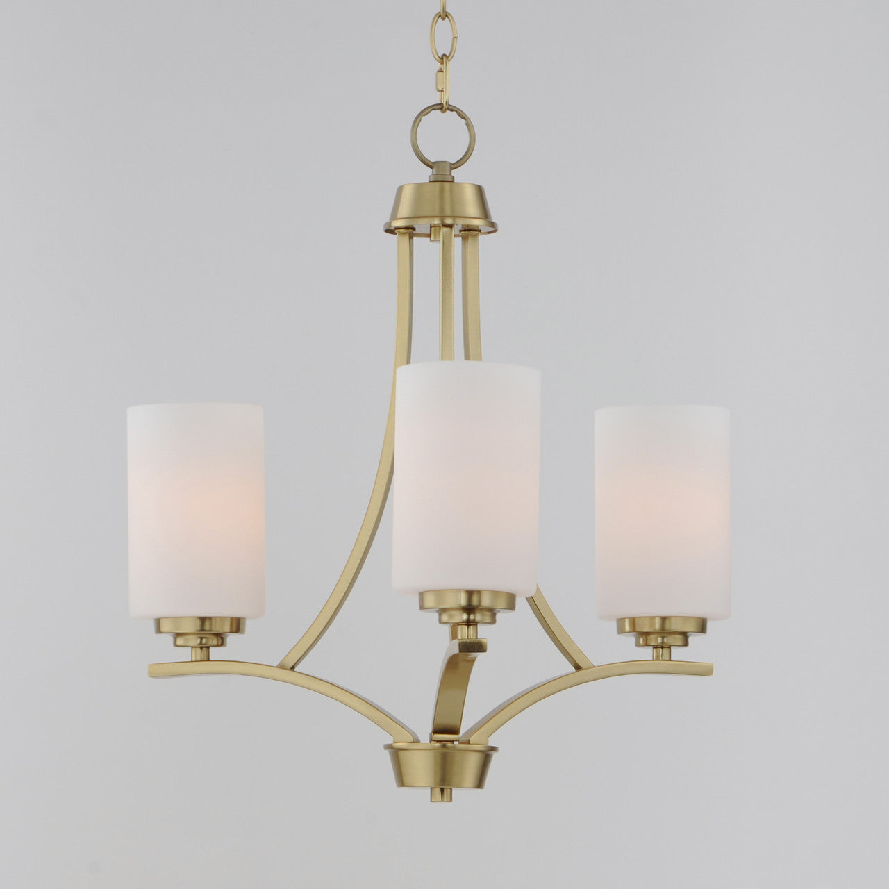 Maxim Deven 3-Light Chandelier in Satin Brass 20033SWSBR