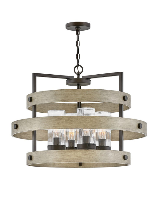 Hinkley Lighting Riverwood Medium Single Tier Warm Bronze 20034WB