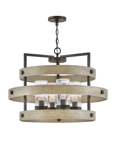 Hinkley Lighting Riverwood Medium Single Tier Warm Bronze 20034WB