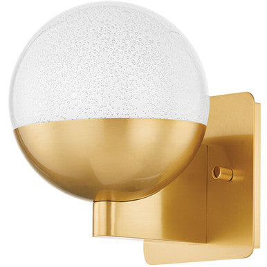 Hudson Valley Lighting Rochford Wall Sconce in Aged Brass 2008-AGB