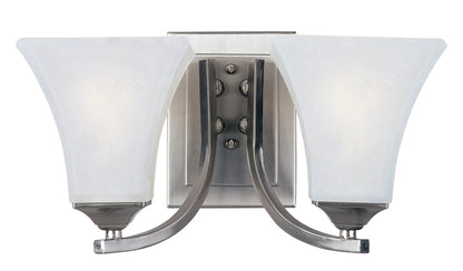 Maxim Aurora 2-Light Bath Vanity in Satin Nickel 20099FTSN