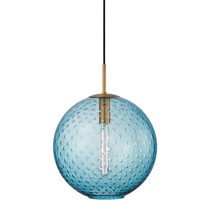 Hudson Valley Lighting Rousseau Pendant in Aged Brass 2015-AGB-BL