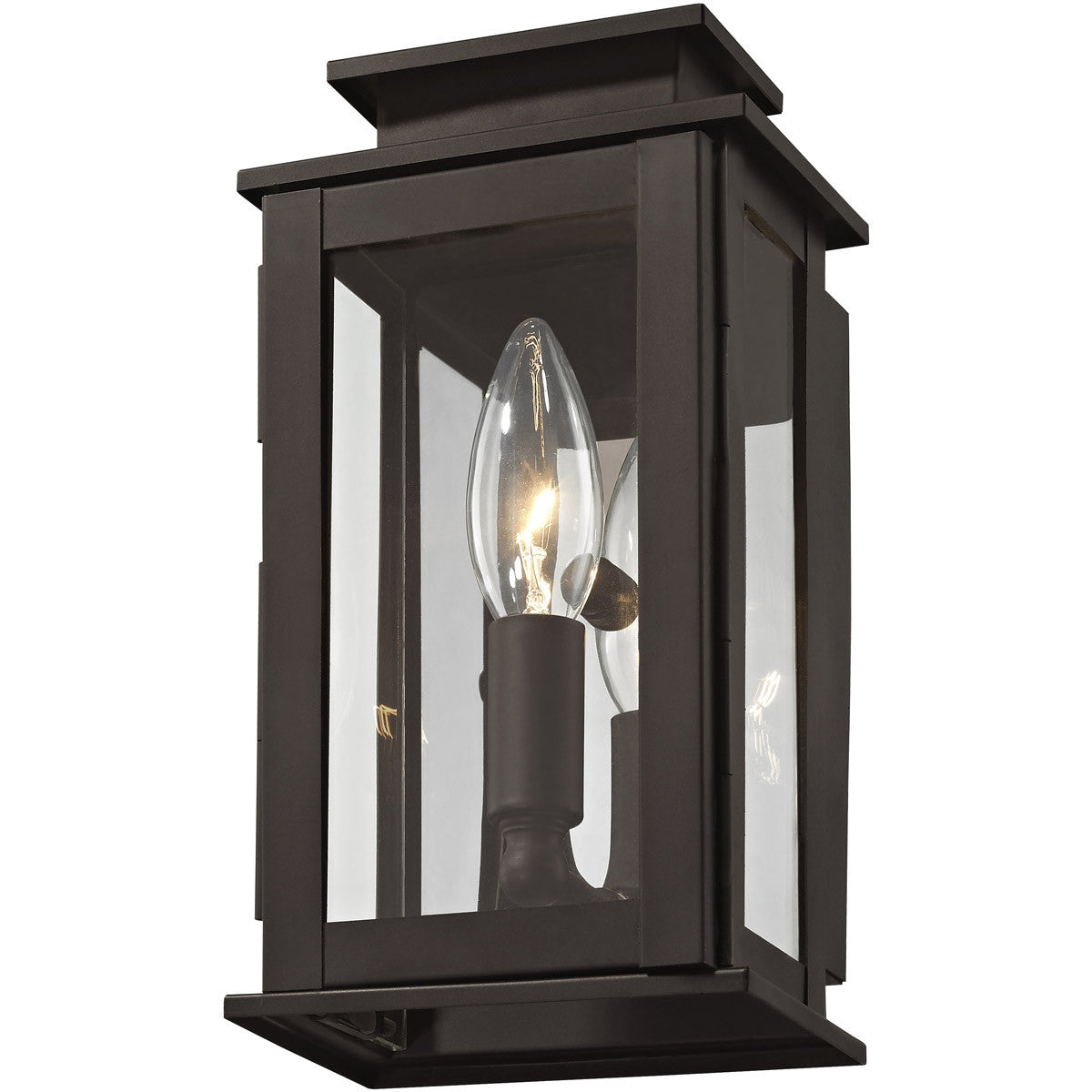 Livex Lighting Princeton Collection 1 Light Bronze Outdoor Wall Lantern in Bronze 20191-07