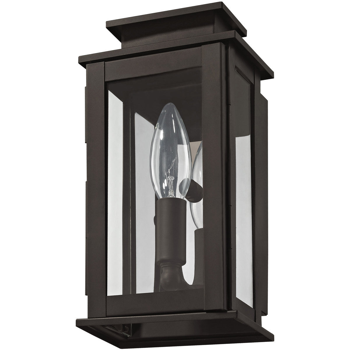 Livex Lighting Princeton Collection 1 Light Bronze Outdoor Wall Lantern in Bronze 20191-07