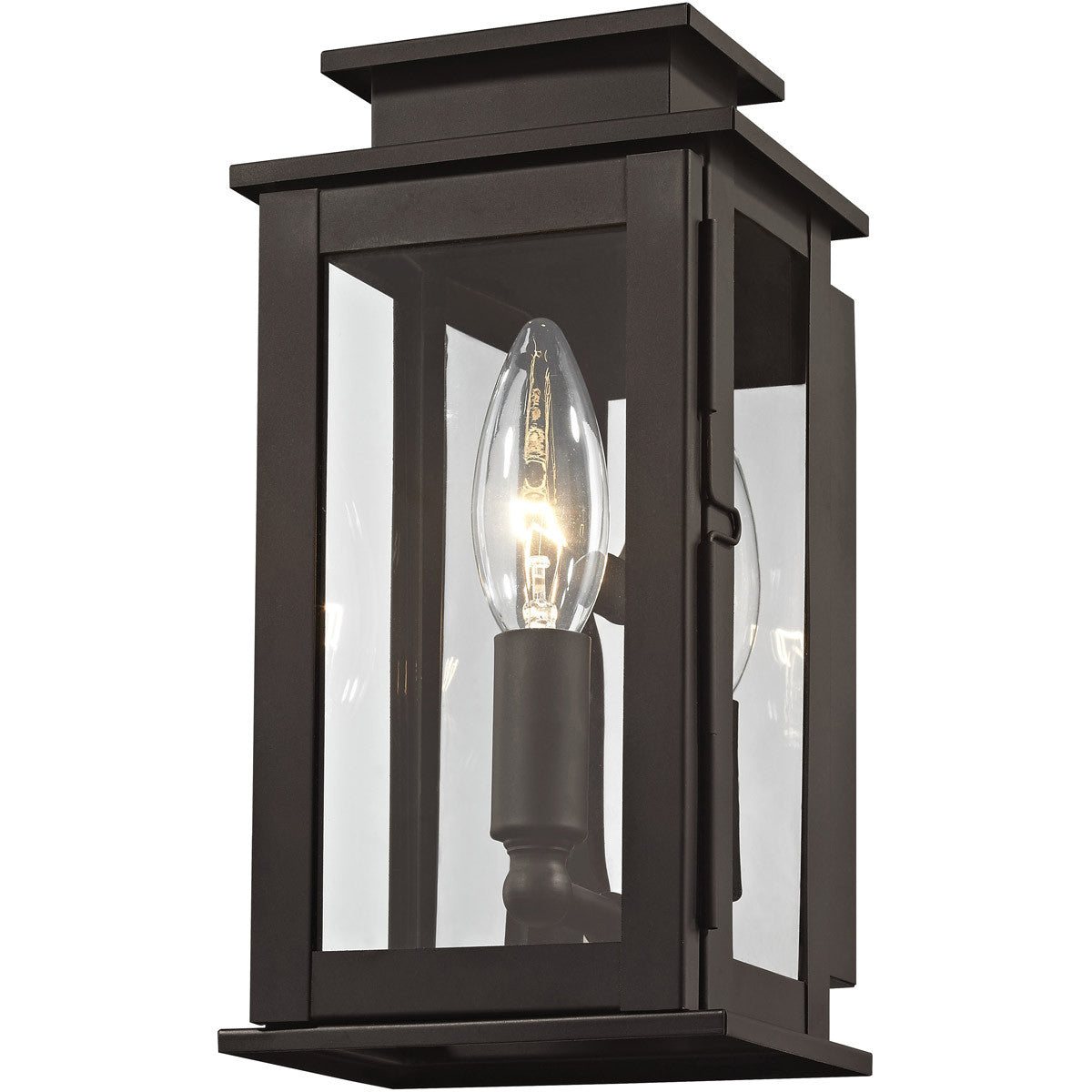 Livex Lighting Princeton Collection 1 Light Bronze Outdoor Wall Lantern in Bronze 20191-07