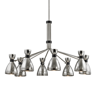 Hudson Valley Lighting Solaris Chandelier in Polished Nickel 4148-PN