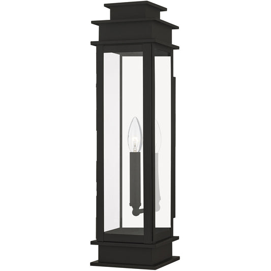 Livex Lighting Princeton Collection 1 Light Bronze Outdoor Wall Lantern in Bronze 20207-07