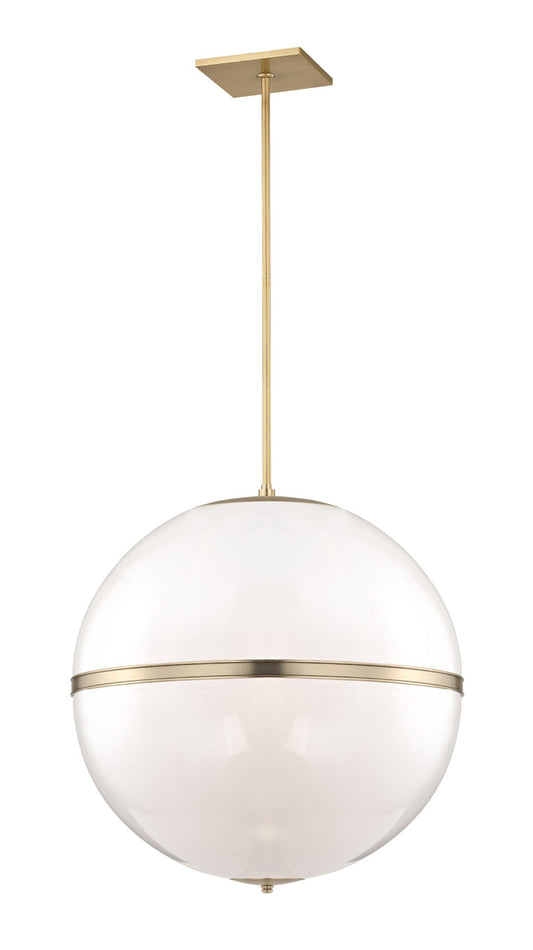 Crystorama Brian Patrick Flynn for Crystorama Truax 4 Light Aged Brass Chandelier 2030-AG