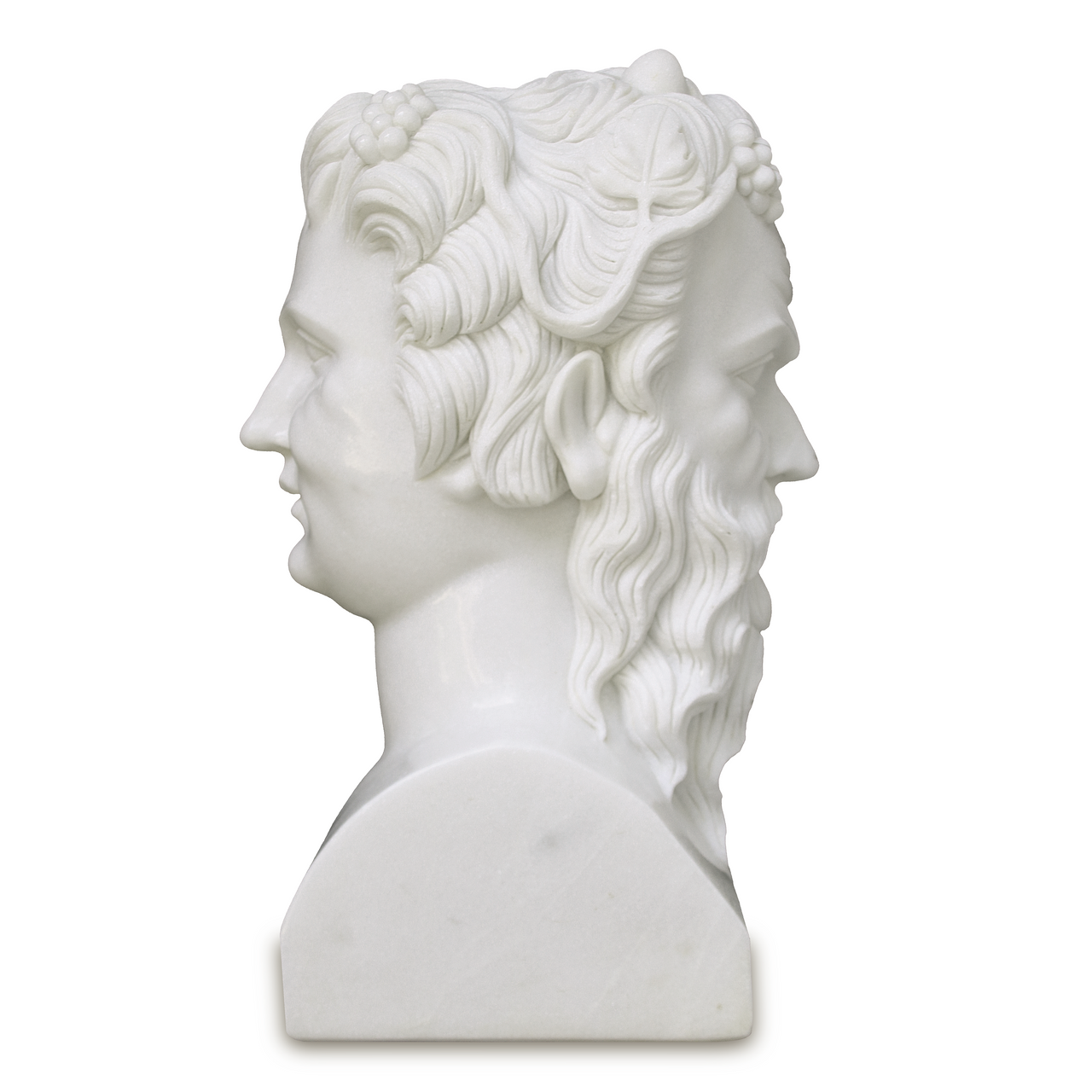 Currey & Co. 21.5" Hector Marble Bust Sculpture 1200-0665