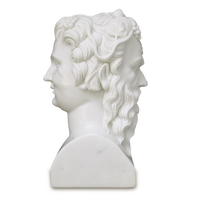 Currey & Co. Hector Marble Bust Sculpture 1200-0665