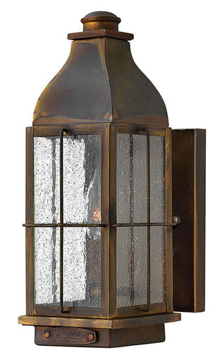 Hinkley Lighting Bingham Small Wall Mount Lantern Sienna 2040SN