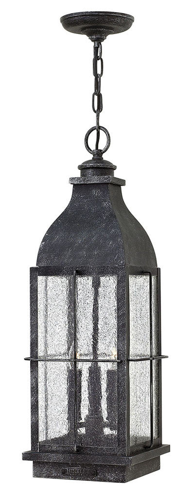 Hinkley Lighting Bingham Large Hanging Lantern Greystone 2042GS